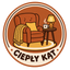 Logo Ciepły Kąt: fotel z kocem